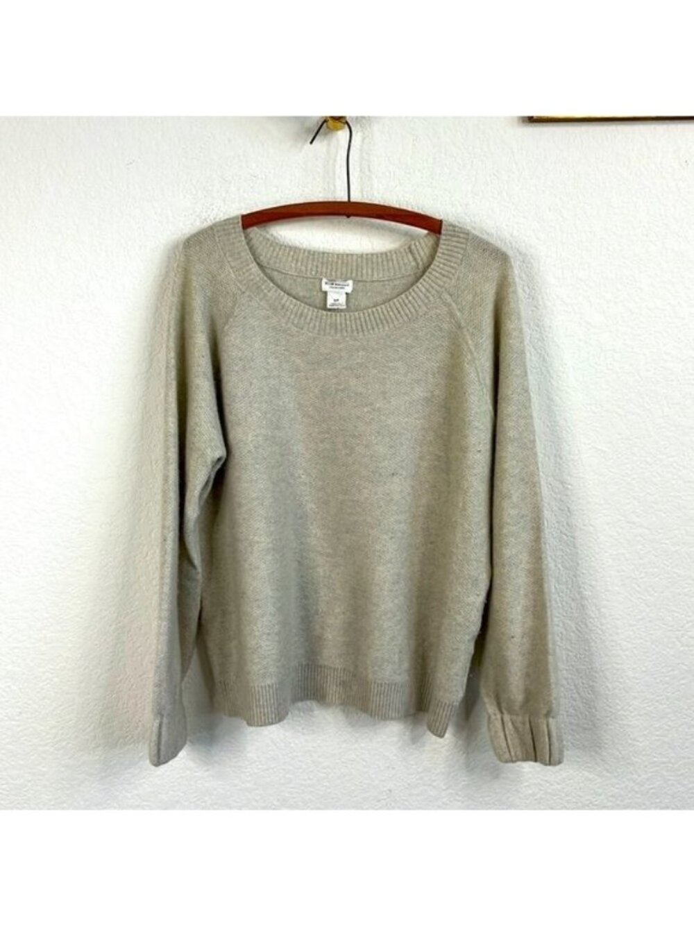Club Monaco Italian Yarn Jogger Sleeve Sweater